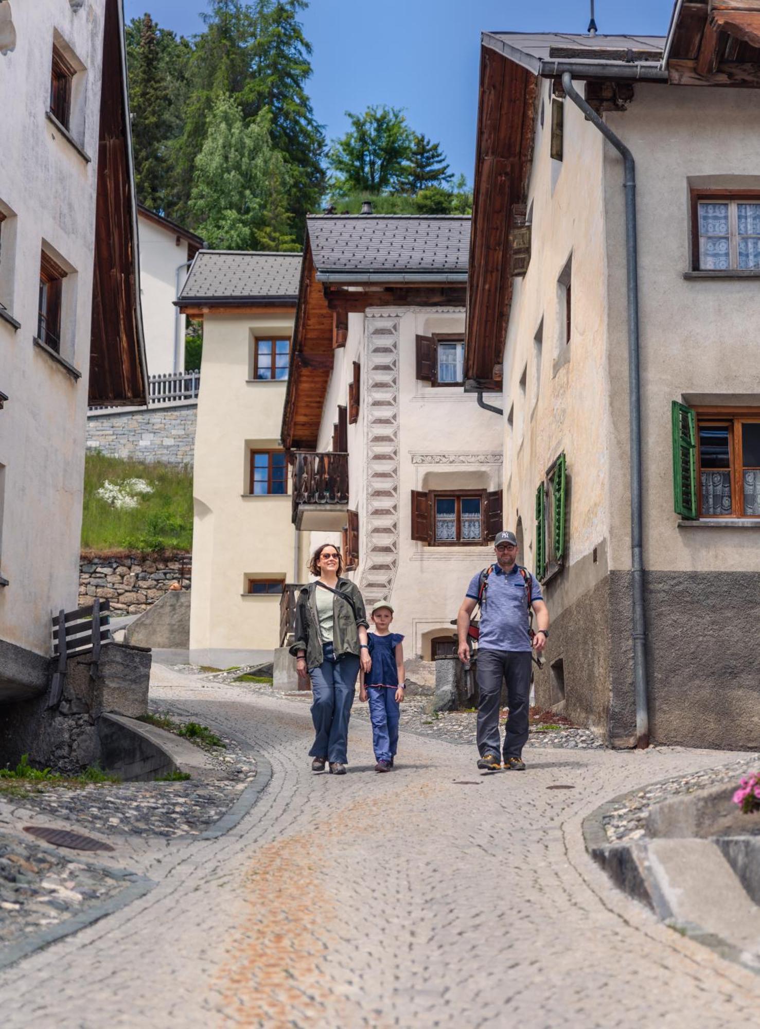 Appartamento Chasa Fent, Sent Scuol Im Engadin Esterno foto